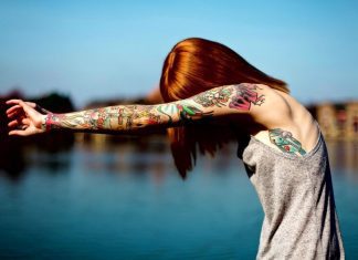 tattoos women redheads 960x640 1