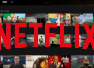 Netflix logo and screen