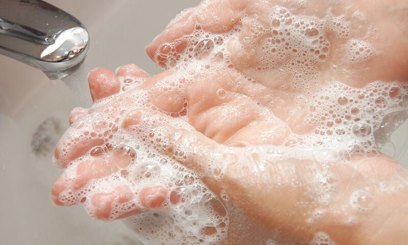 bigstock Woman Washing Hand Under Runni 5468408