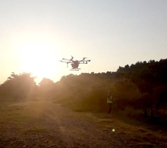 Συνεχίζονται οι αεροψεκασμοί με χρήση drone για προνυμφοκτονία