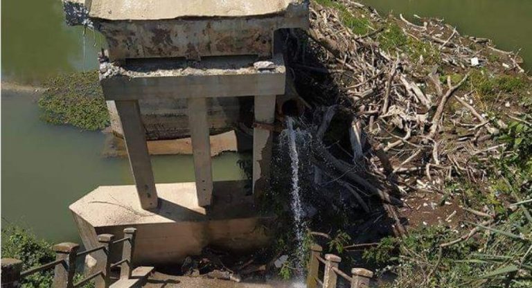 Σέρρες: Κατέρρευσε γέφυρα που χτίστηκε τη δεκαετία του ’40