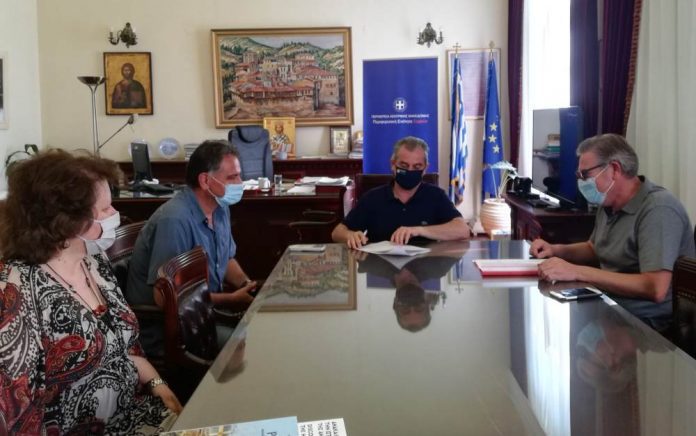 Υπέγραψε τη Σύμβαση ο Σπυρόπουλος: Για τα έργα στεγάνωσης του αναχώματος στη Κερκίνη