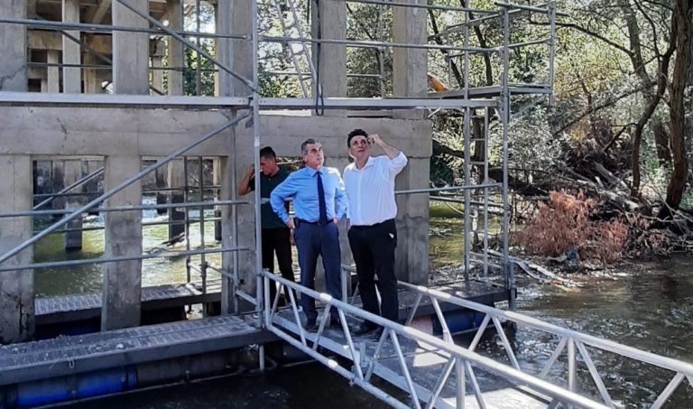 Ξεκίνησαν οι εργασίες αποκατάστασης Για τις βλάβες της γέφυρας του ποταμού Αγγίτη
