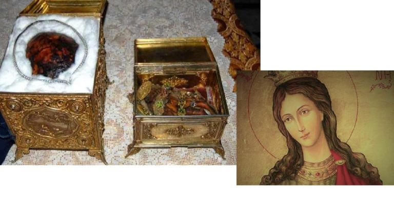 Τα άφθαρτα λείψανα της Αγίας Αικατερίνης
