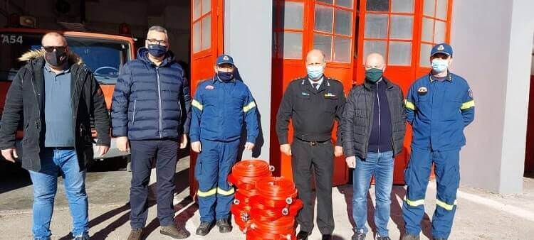 Το Επιμελητήριο Σερρών στην Πυροσβεστική Υπηρεσία Σερρών Δώρισε εξοπλισμό δασοπυρόσβεσης