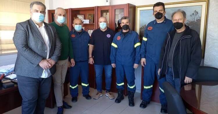 Τον Δήμο Βισαλτίας επισκέφθηκε ο νέος Διοικητής Πυροσβεστικών Υπηρεσιών Ν. Σερρών