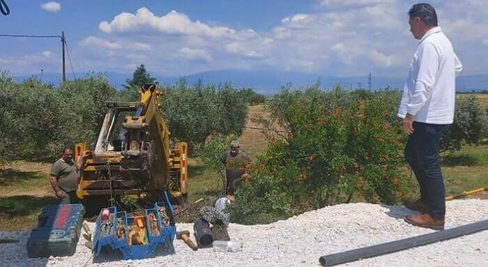 Η  Δημοτική Επιχείρηση Ύδρευσης Αποχέτευσης και Άρδευσης Βισαλτίας προχώρησε σε έργα αποκατάστασης του αρδευτικού αγωγού στο αγρόκτημα της Δάφνης