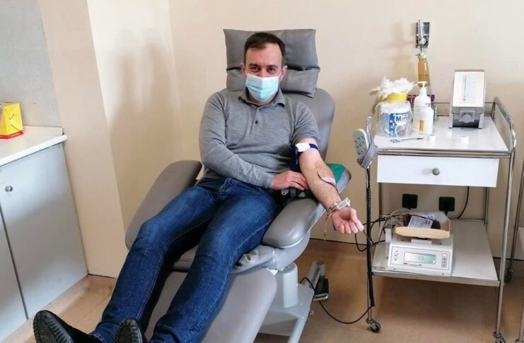 Αιμοδότης ο Τάσος Χατζηβασιλείου: Όταν δίνεις αίμα, σώζεις μία ανθρώπινη ζωή